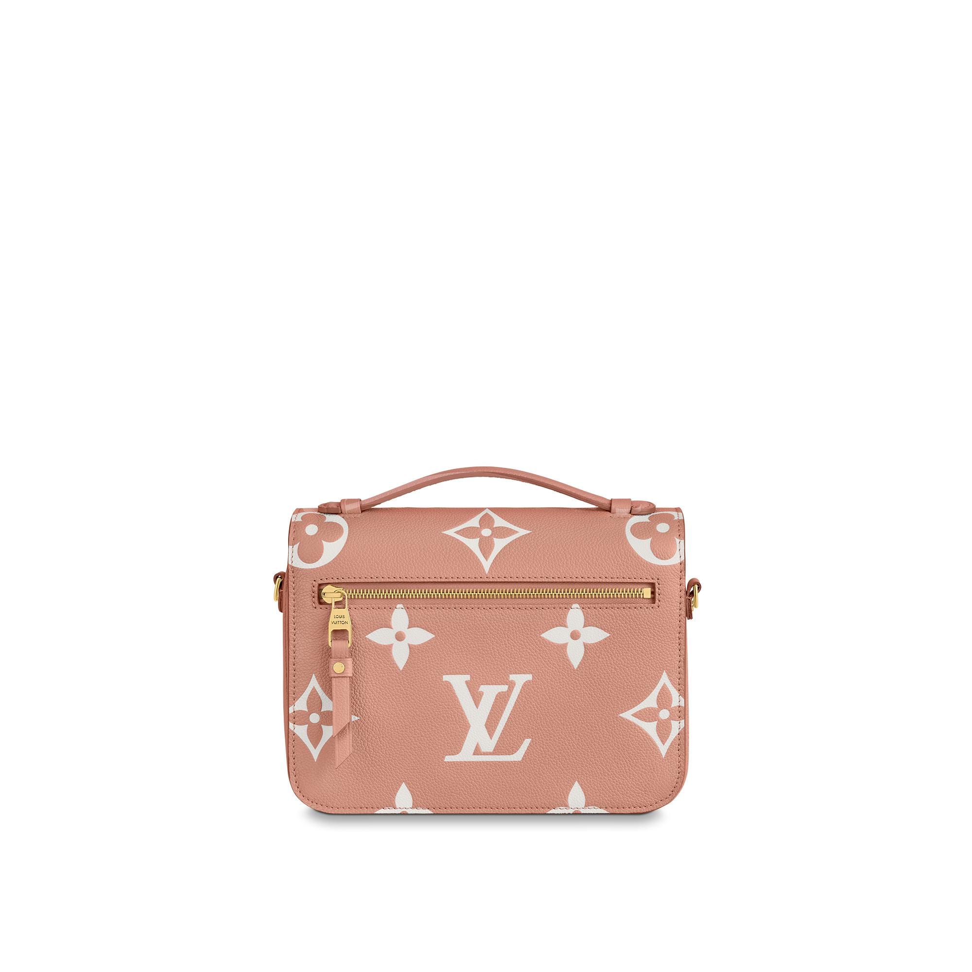 Louis Vuitton Pochette Métis Bicolor Monogram Empreinte Leather Women Handbags M46302 Rose 5122